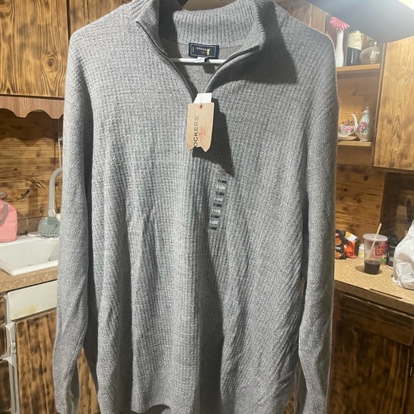 Dockers Pullover Sweater Zip Up Neck Size XL - Picture 4 of 7
